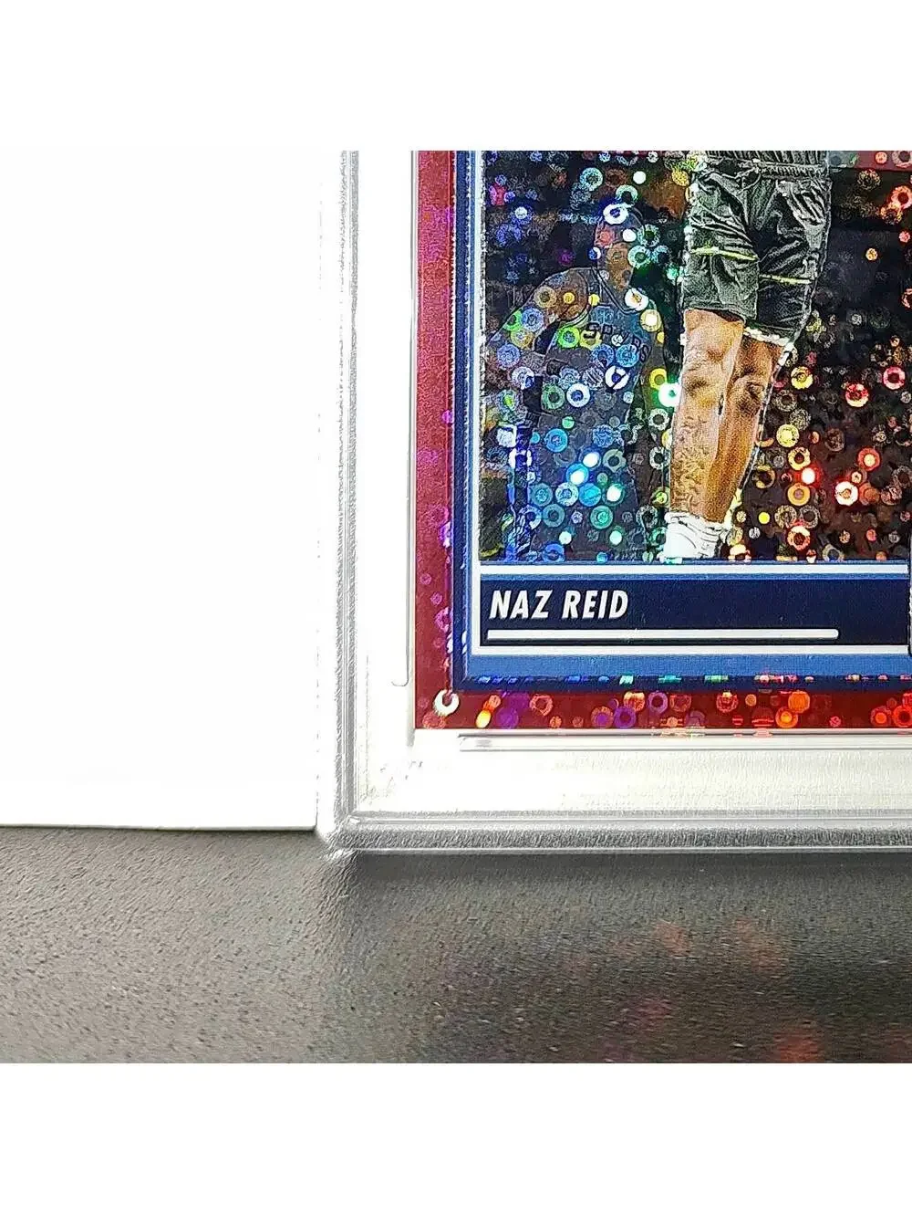 Naz Reid 2023 Panini Hoops Premium #221 59/149 Red Disco Prizm PSA 10 Gem Mint